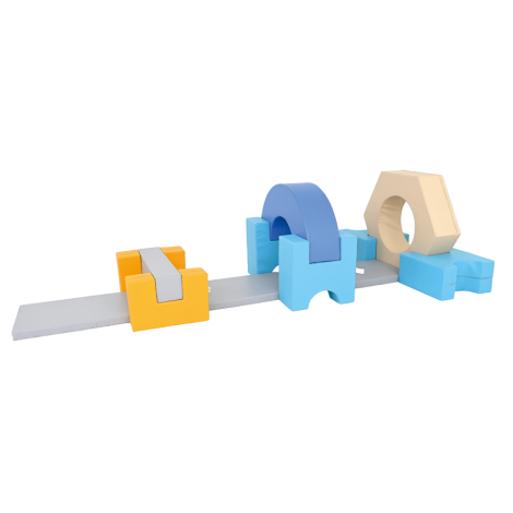 Set din spuma pentru gimnastica Cursa cu obstacole 2, gradinita si scoala - imagine 7